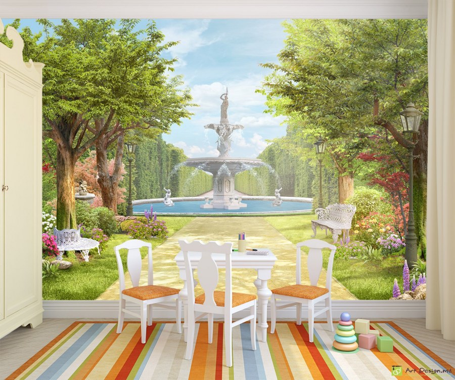 Фреска фонтан