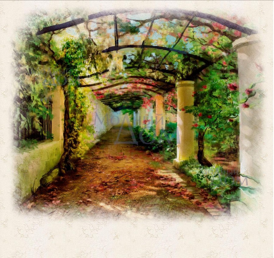 Панно аллея