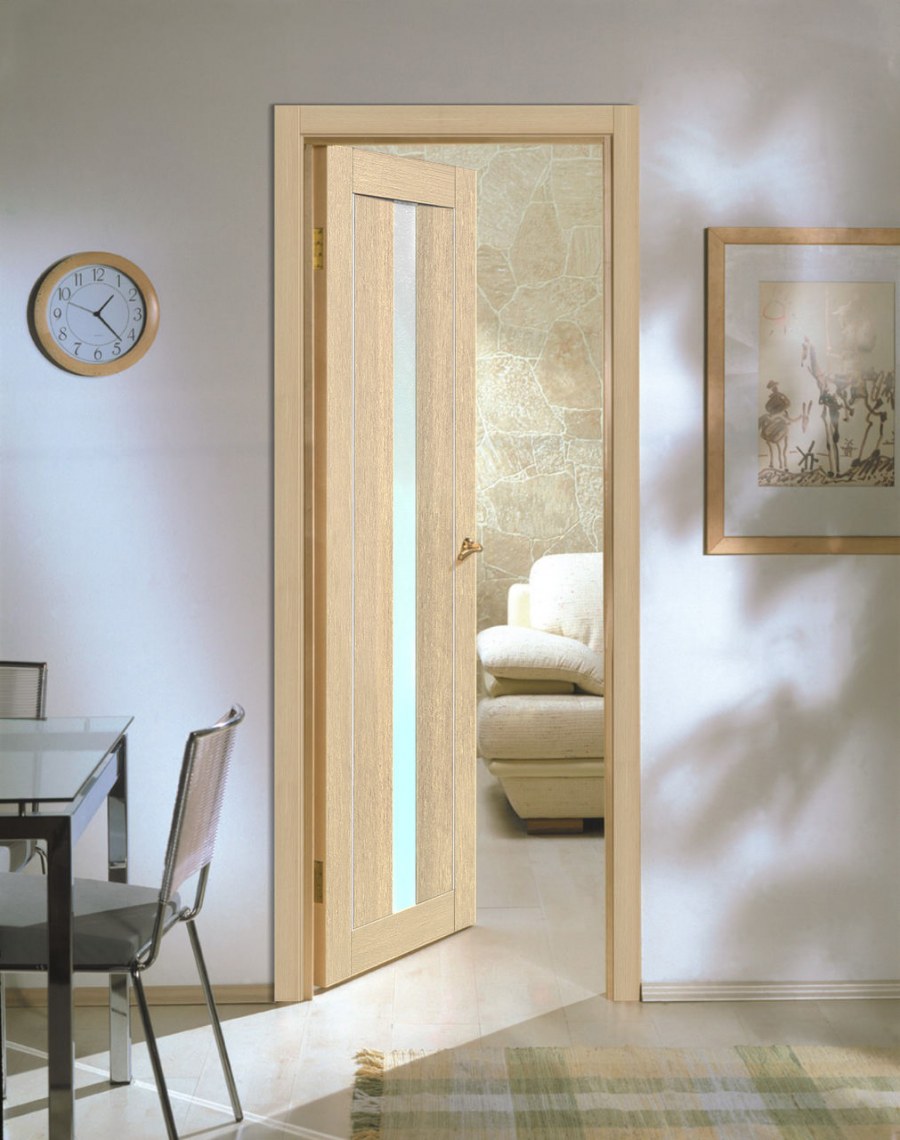 Темные двери в Светлом интерьере