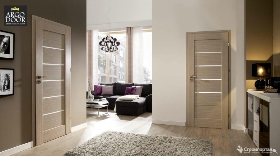 Светлые межкомнатные двери в интерьере