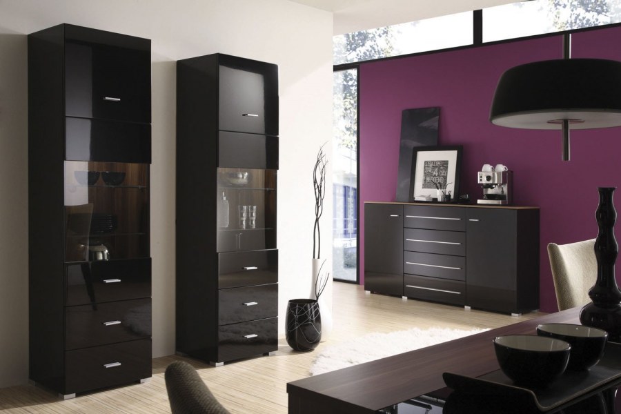 Мебель Jang черный блеск