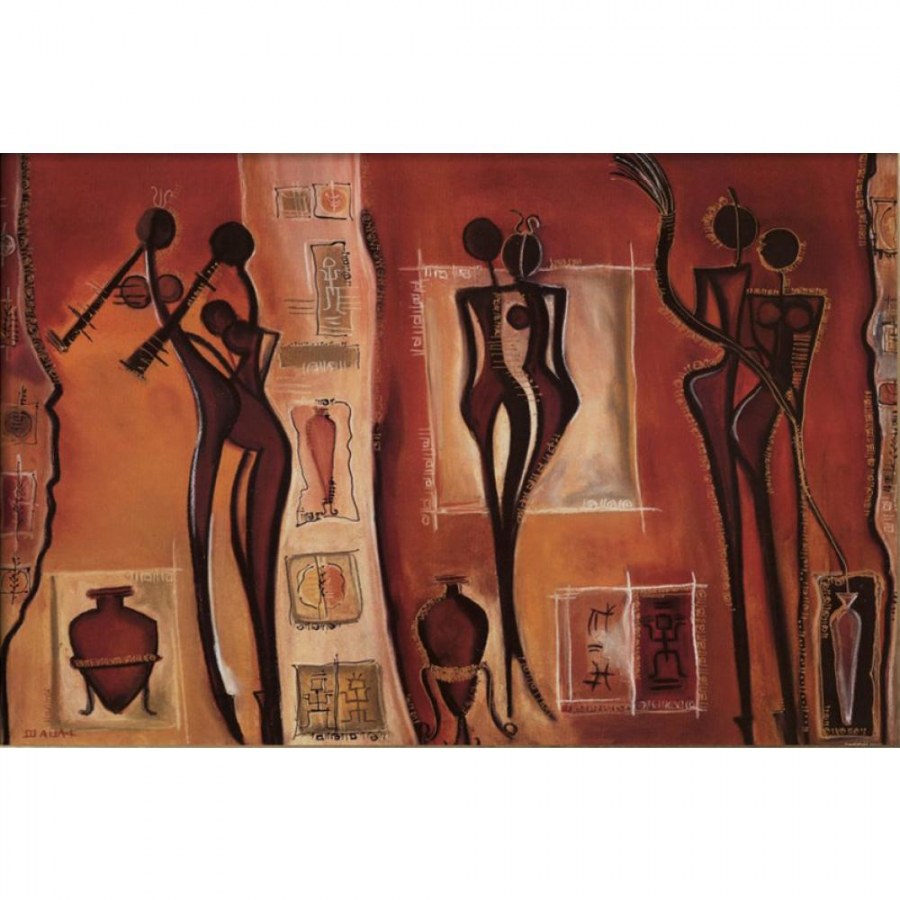 Предметы интерьера в африканском стиле