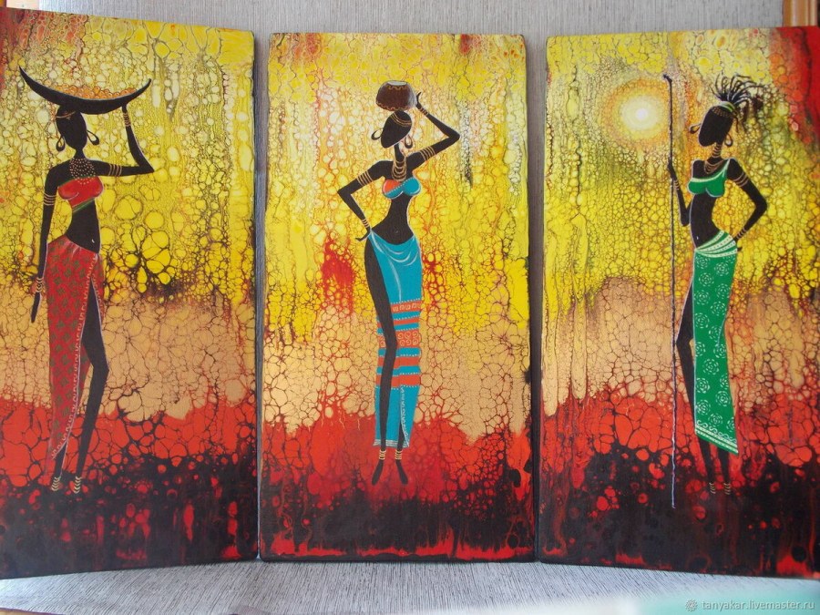 Орнаментальная роспись Африка