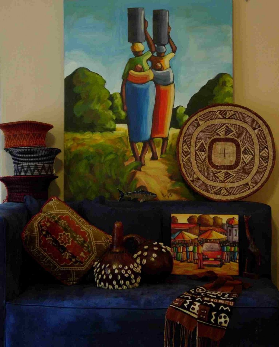 Комната в стиле джунгли сафари