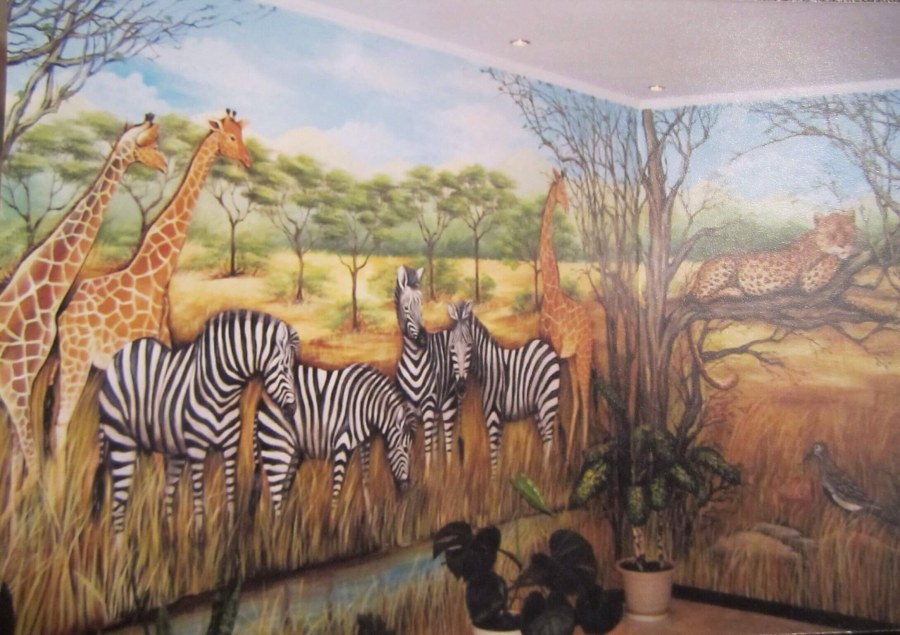 Панно в африканском стиле