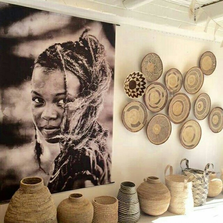 Африканские шторы в интерьере