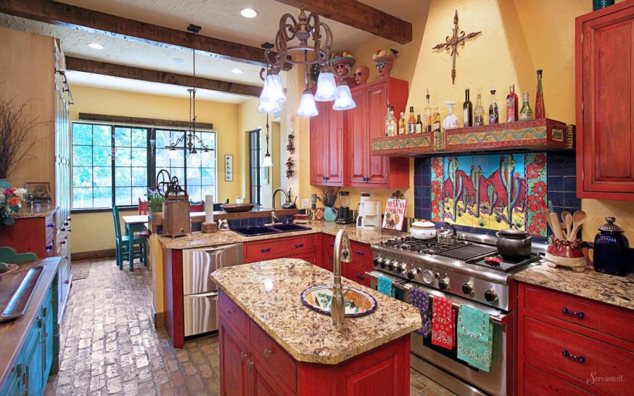 Интерьер мексиканский стиль пинтерес