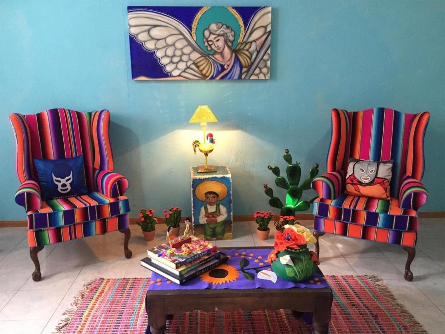 Интерьер мексиканский стиль пинтерес