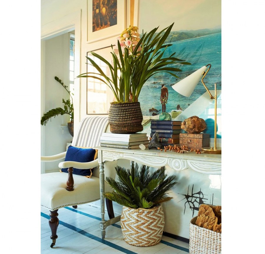 Фотозона в тропическом стиле