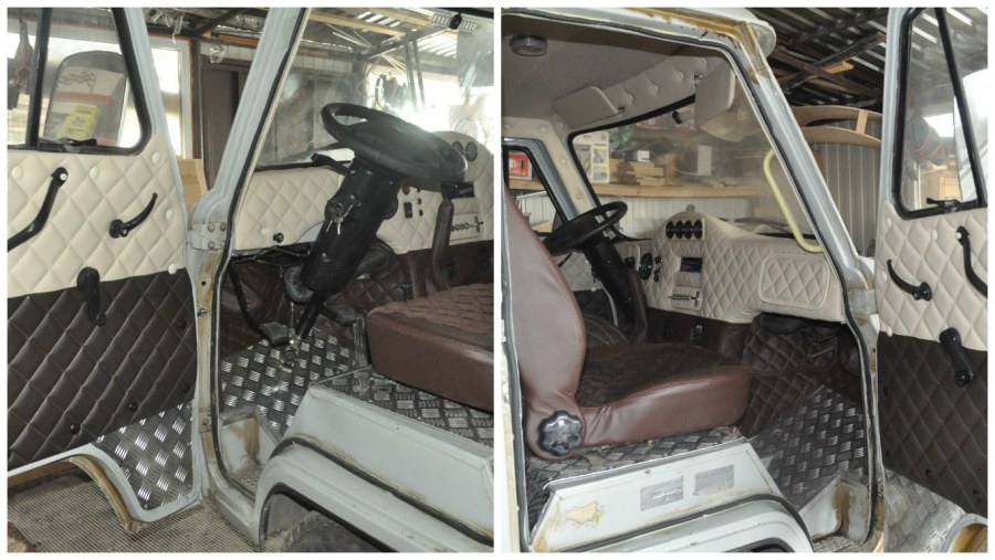 УАЗ 452 кабина внутри