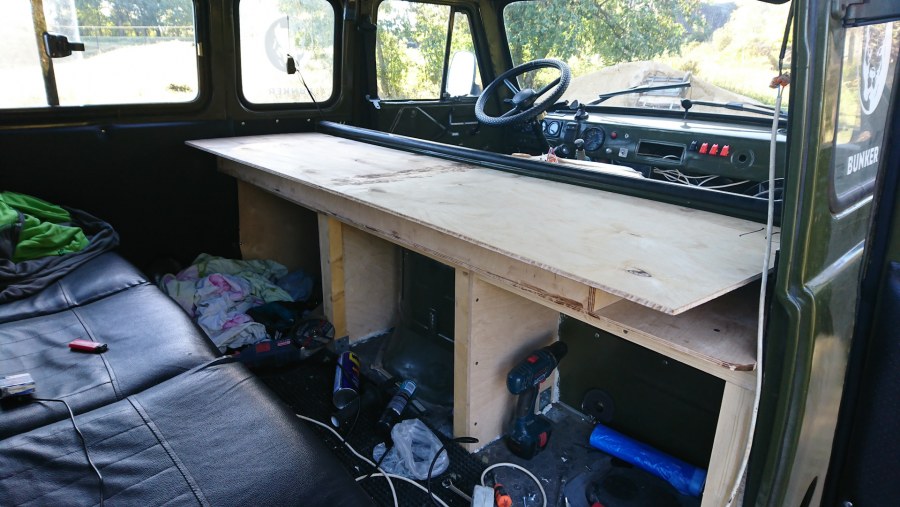 УАЗ 3909 отделка салона