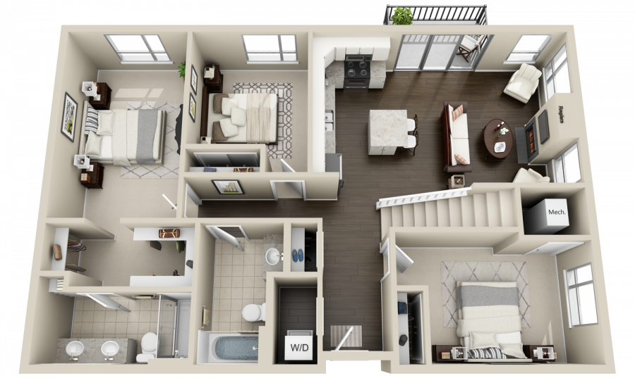 Открытая планировка квартиры