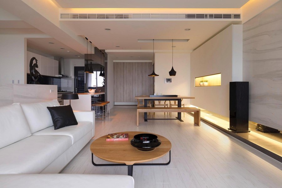 Кухня открытая планировка