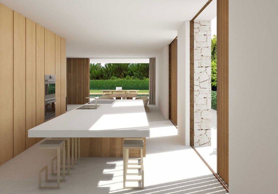 Гостиная с большим столом