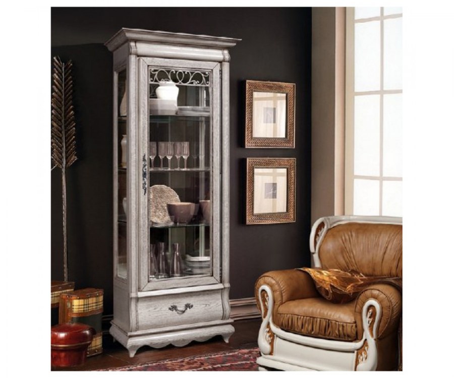 Шкаф "Оскар" с витриной мм-210-02