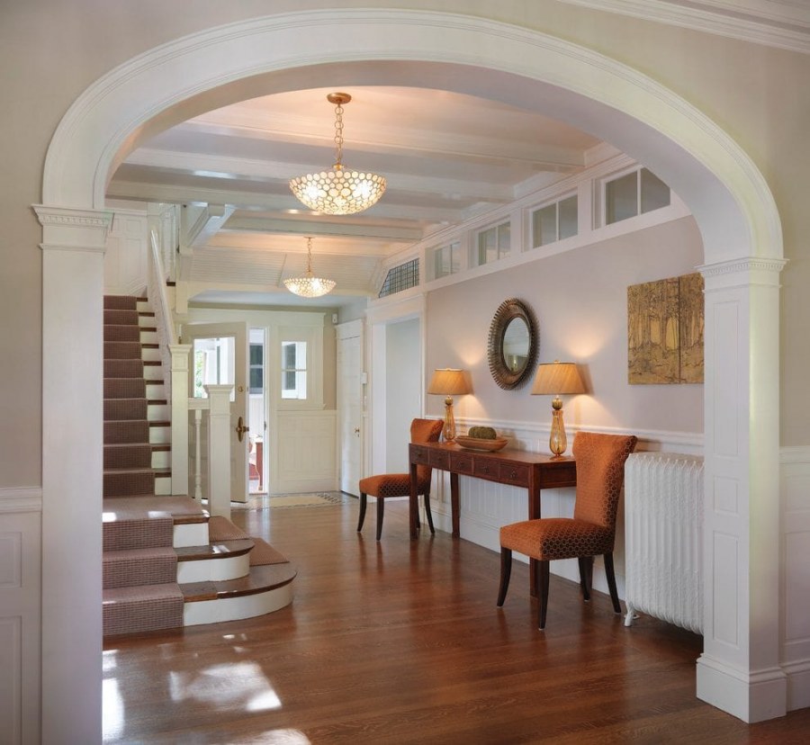 Арка из кухни в гостиную