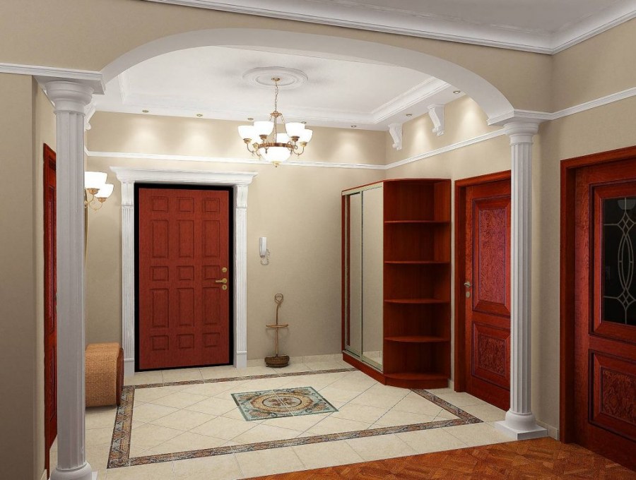 Межкомнатные арки с колоннами