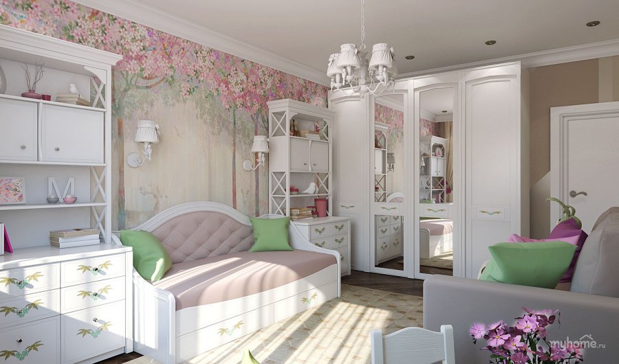 Детские комнаты в стиле Прованс