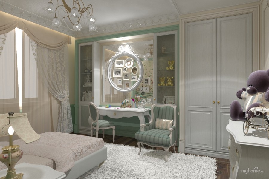 Детская спальня в стиле Неоклассика