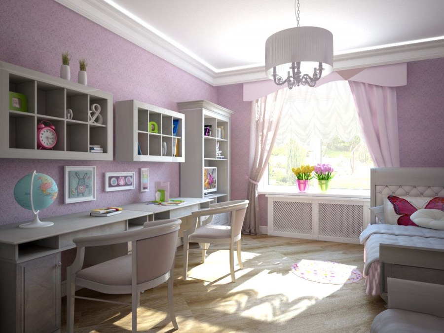 Детская комната для девочки Неоклассика