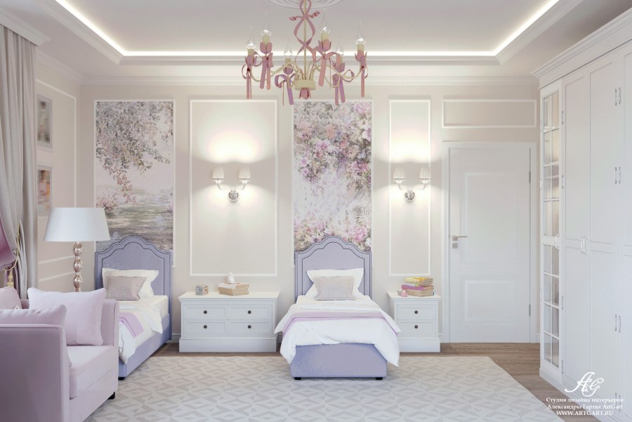 Детская для девочки в стиле Неоклассика