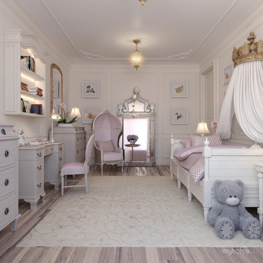 Классическая комната для девочки