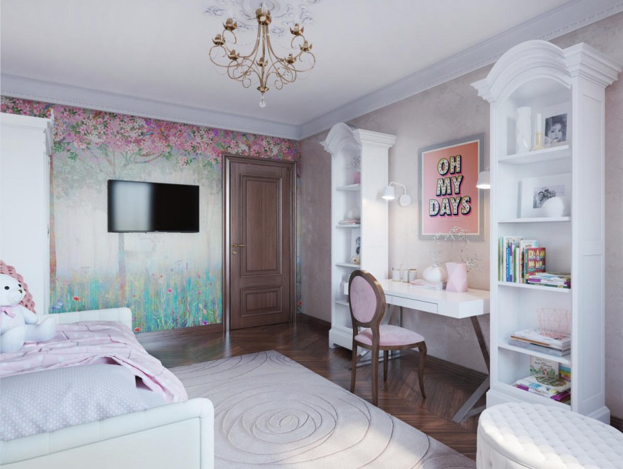 Комната для девочки в стиле Неоклассика