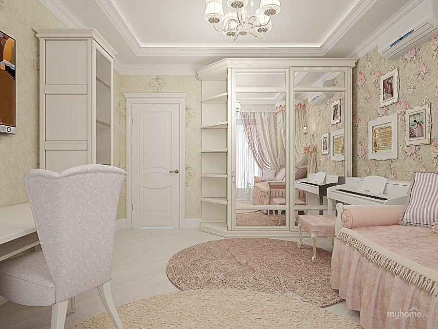 Интерьер детской в классическом стиле