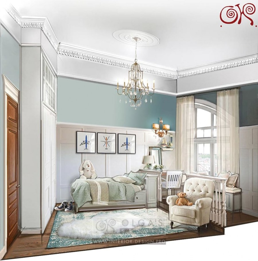 Детская для мальчика в стиле Неоклассика