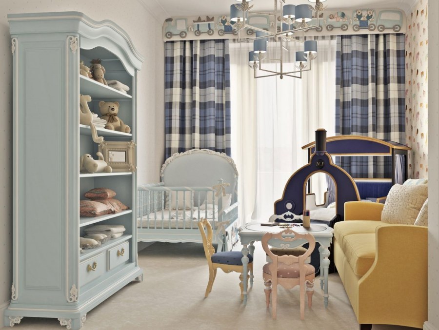Детская для мальчика в классическом стиле