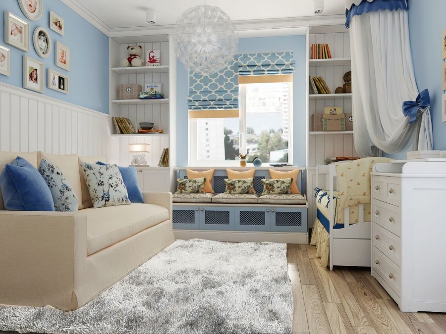 Неоклассика в интерьере детской