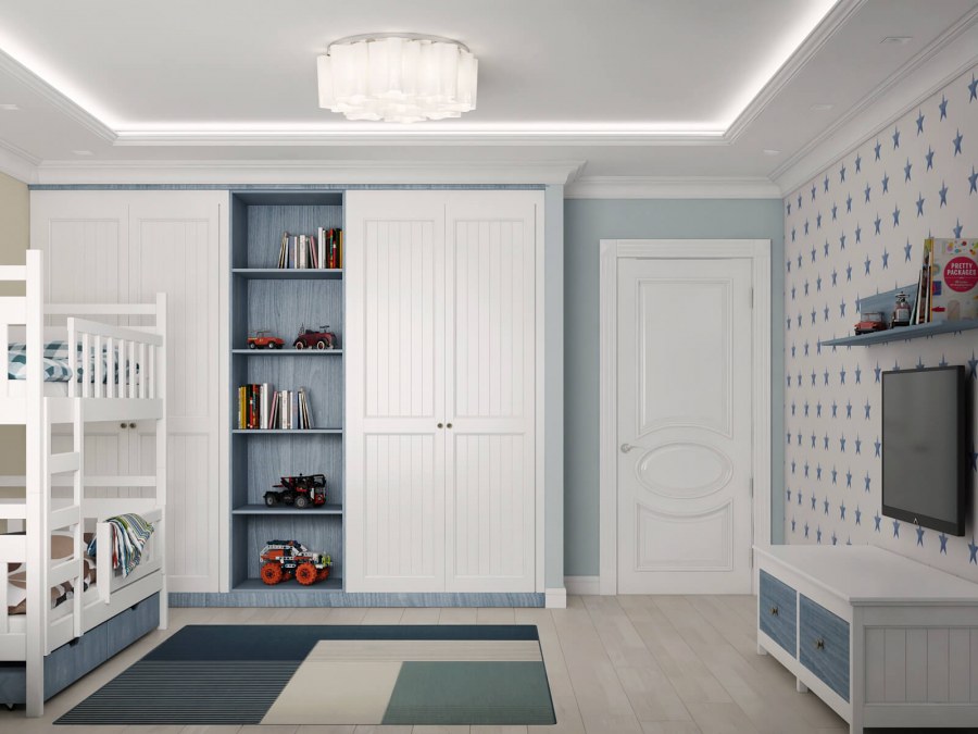 Шкаф в стиле Неоклассика в детской