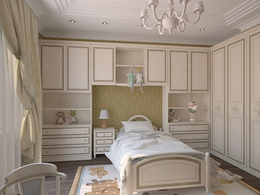 Детская спальня в классическом стиле