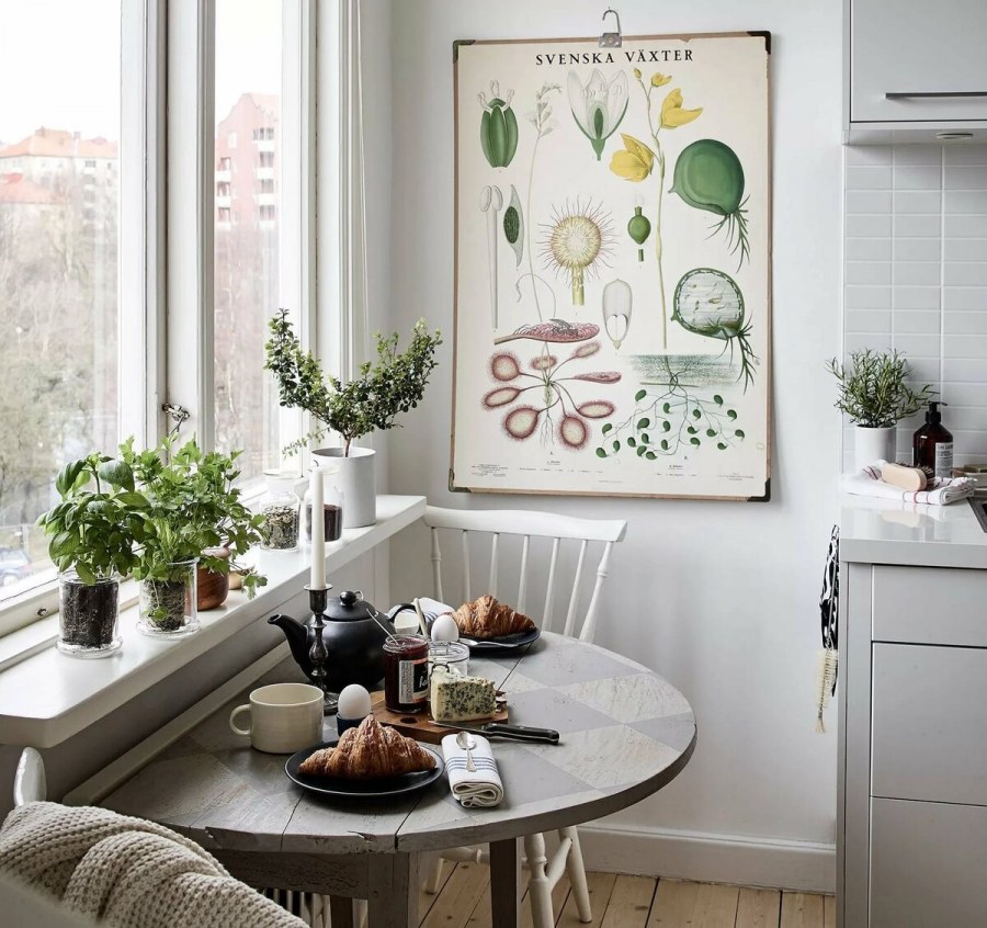 Декор маленькой кухни