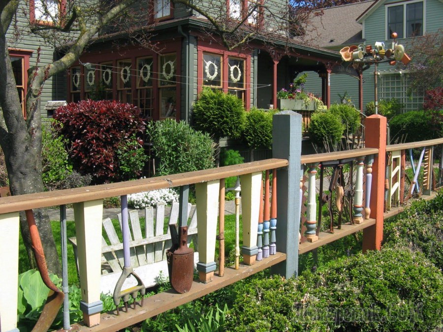 Оригинальные заборы для дачи