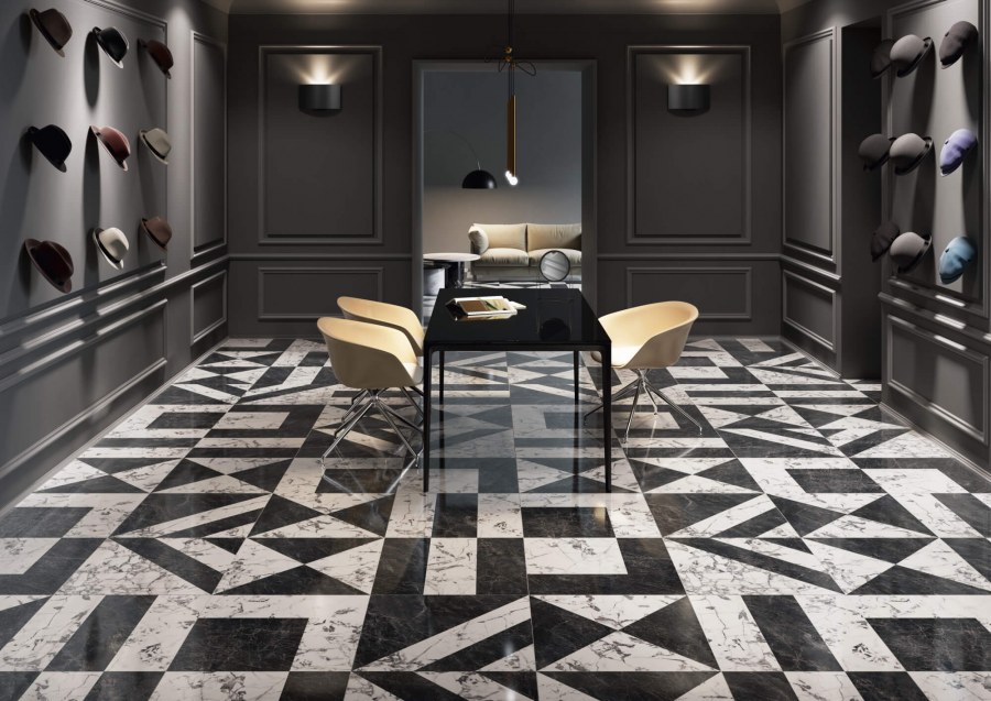 Плитка Бьянко Неро Kerama Marazzi