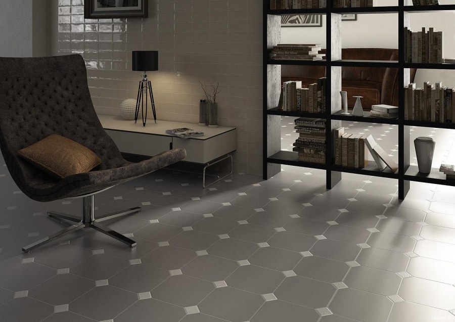 Плитка напольная equipe Octagon Gris Mate
