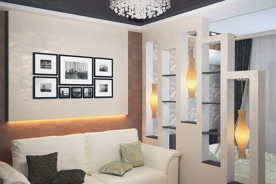 Перегородка в гостиную