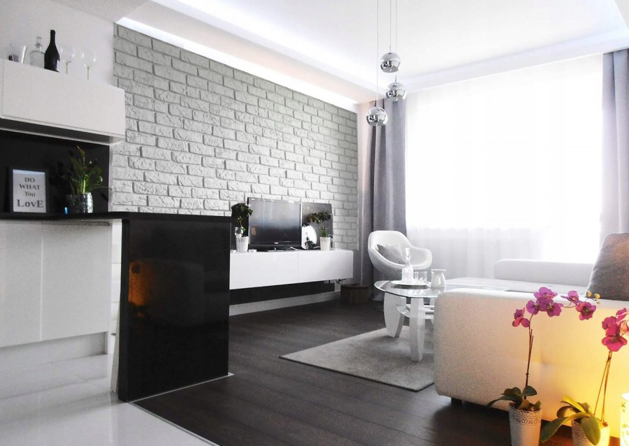 Декоративные панели под белый кирпич