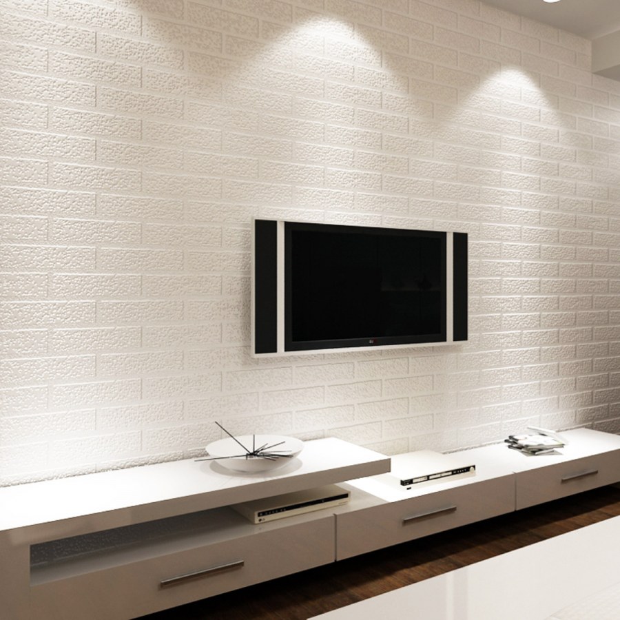 Декоративный кирпич под телевизор