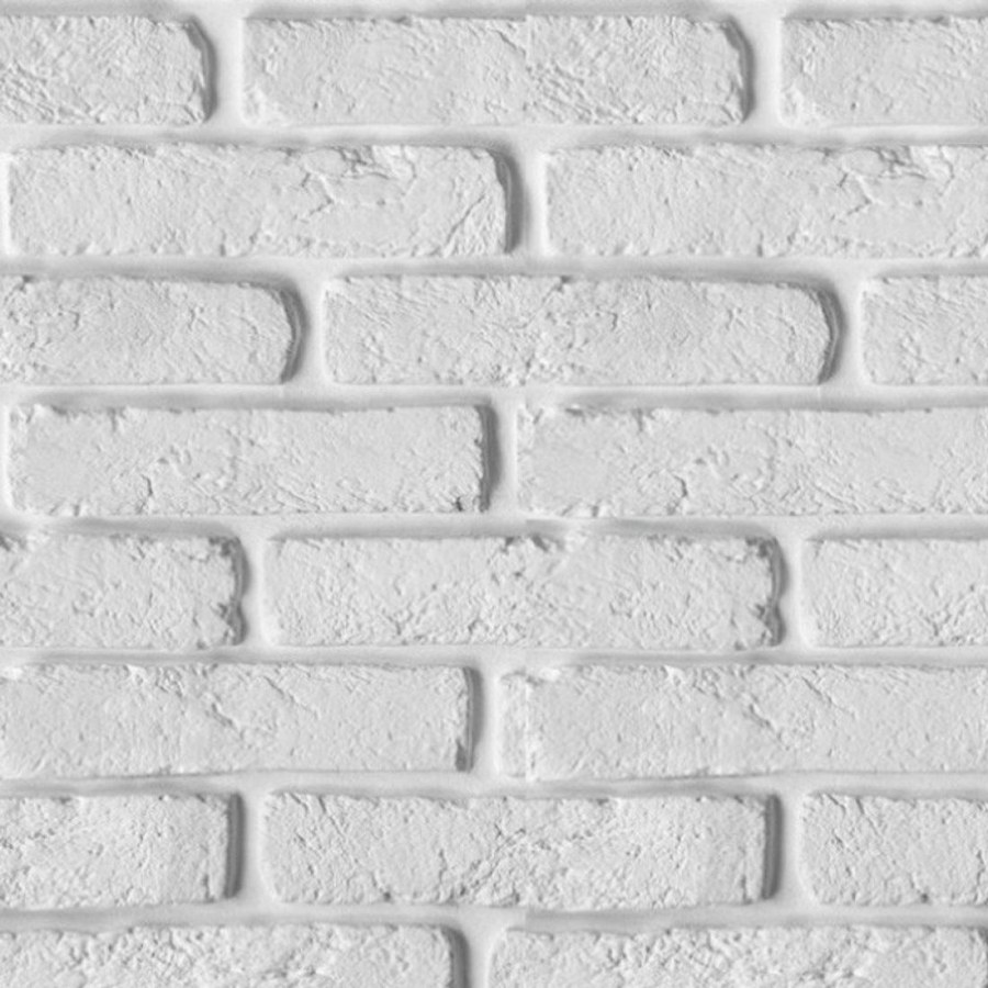 Кирпич белый панели ПВХ Витопласт