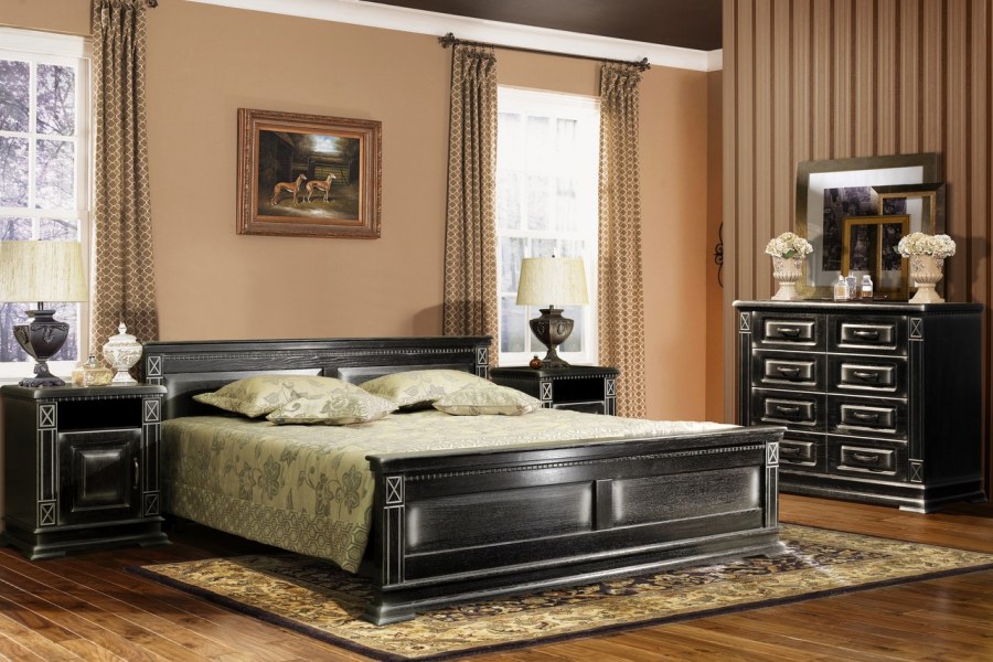 Кровать Верди венге Пинскдрев