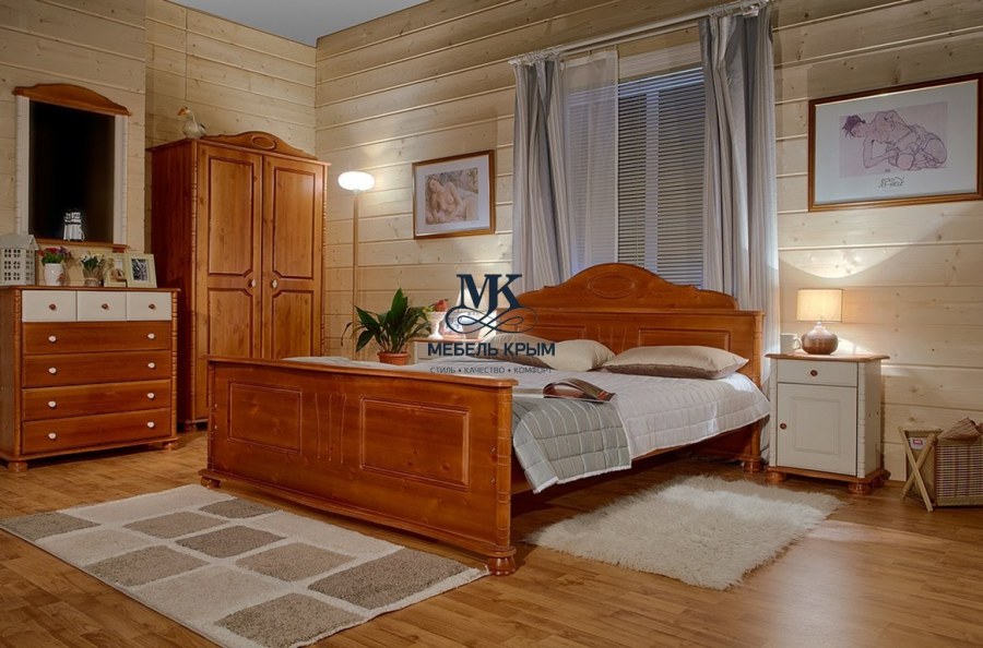 Спальный гарнитур карельская береза