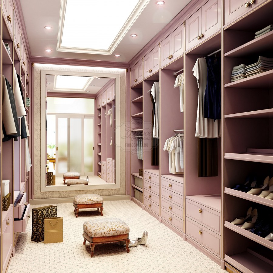 Интерьер гардеробной