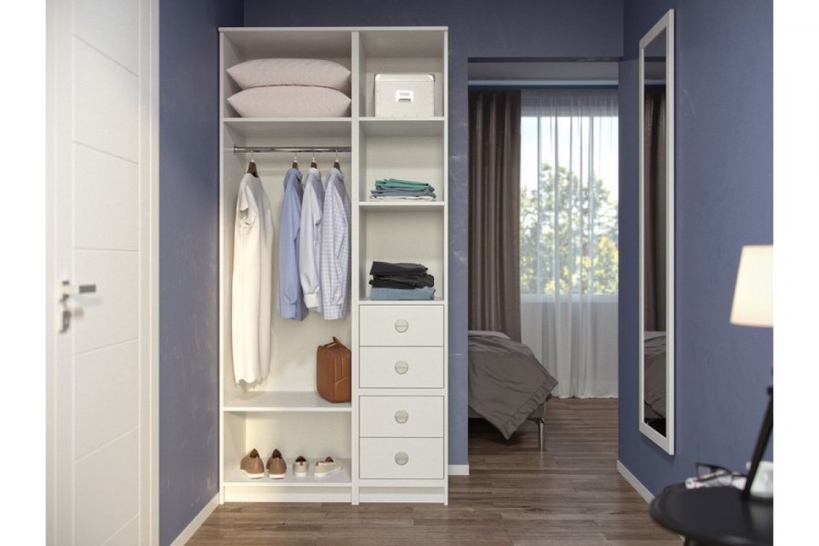 Модульная гардеробная система Дели