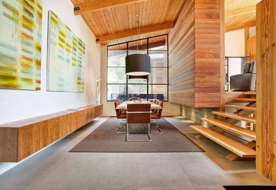 Натуральное дерево в интерьере