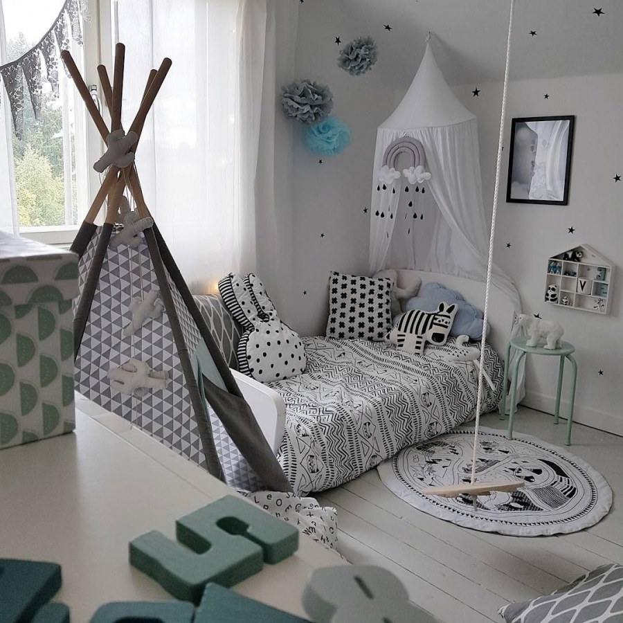 Стильная детская комната для новорожденного