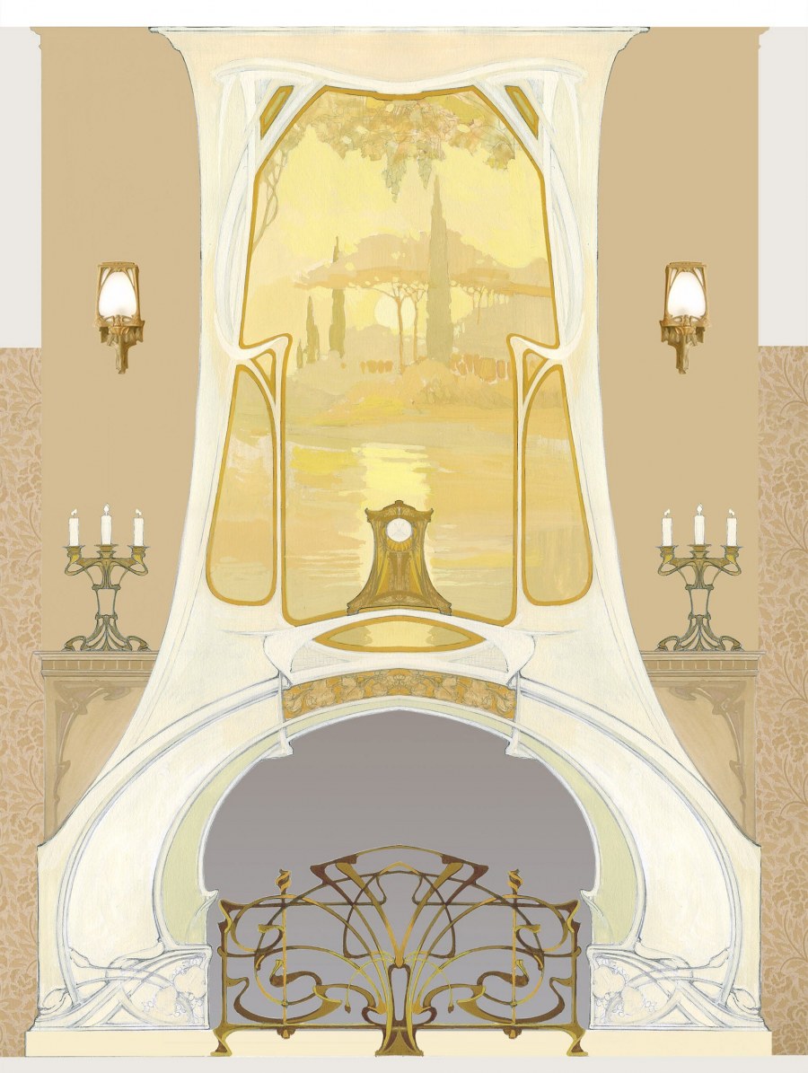 Интерьер арт-нуво арт-деко