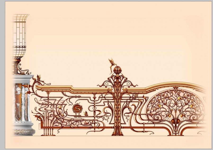 Зарисовка в стиле Модерн