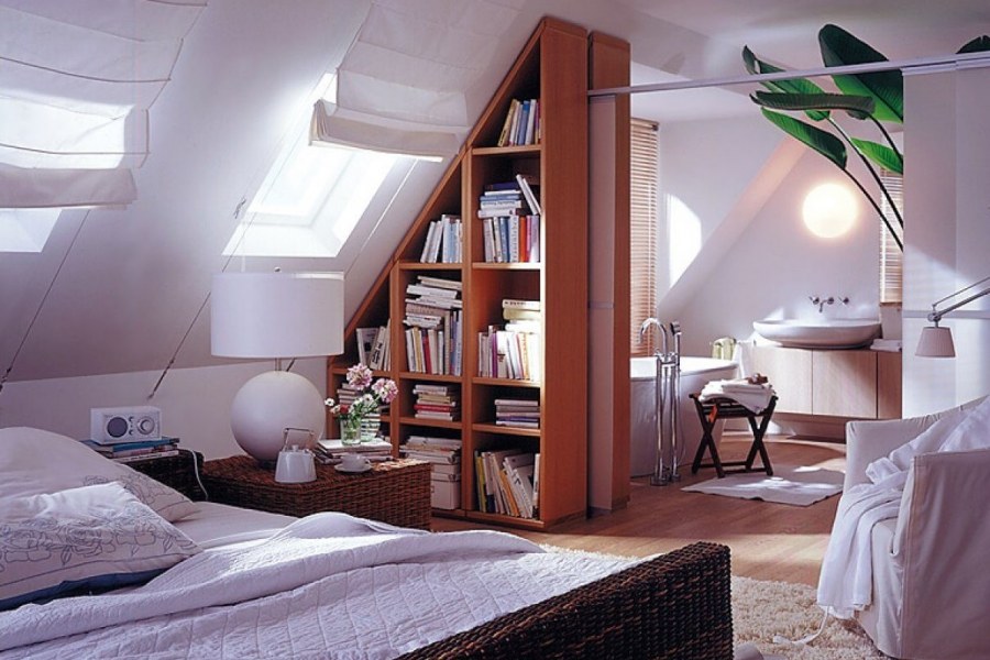 Разделение мансарды